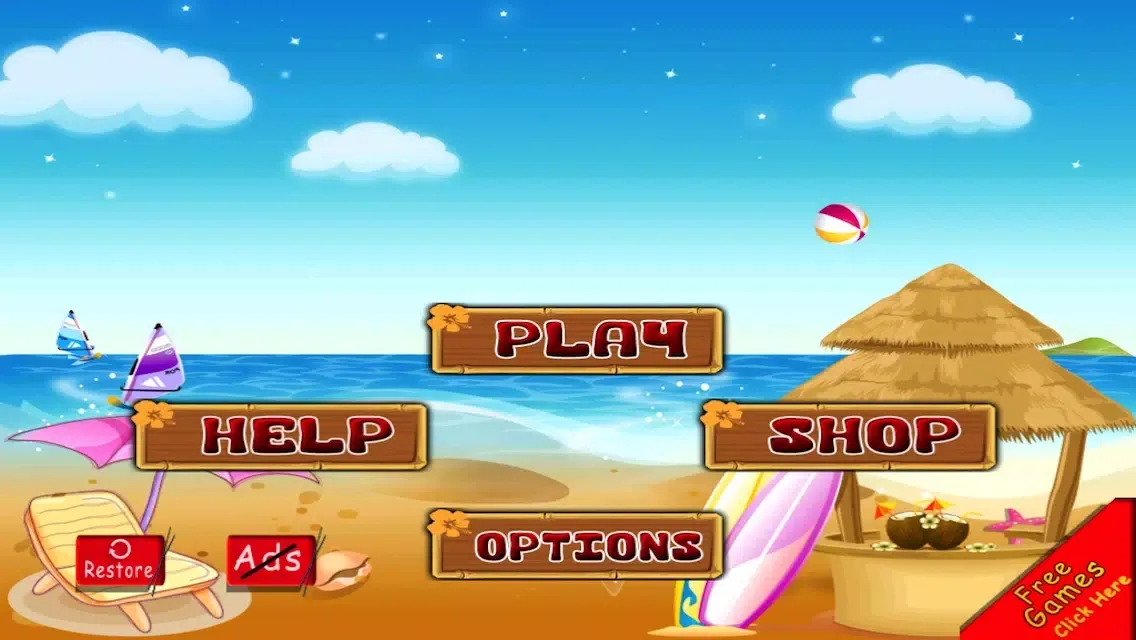 ภาพหน้าจอของ Rolling Beach Ball Survival - Skill Roll Challenge Game