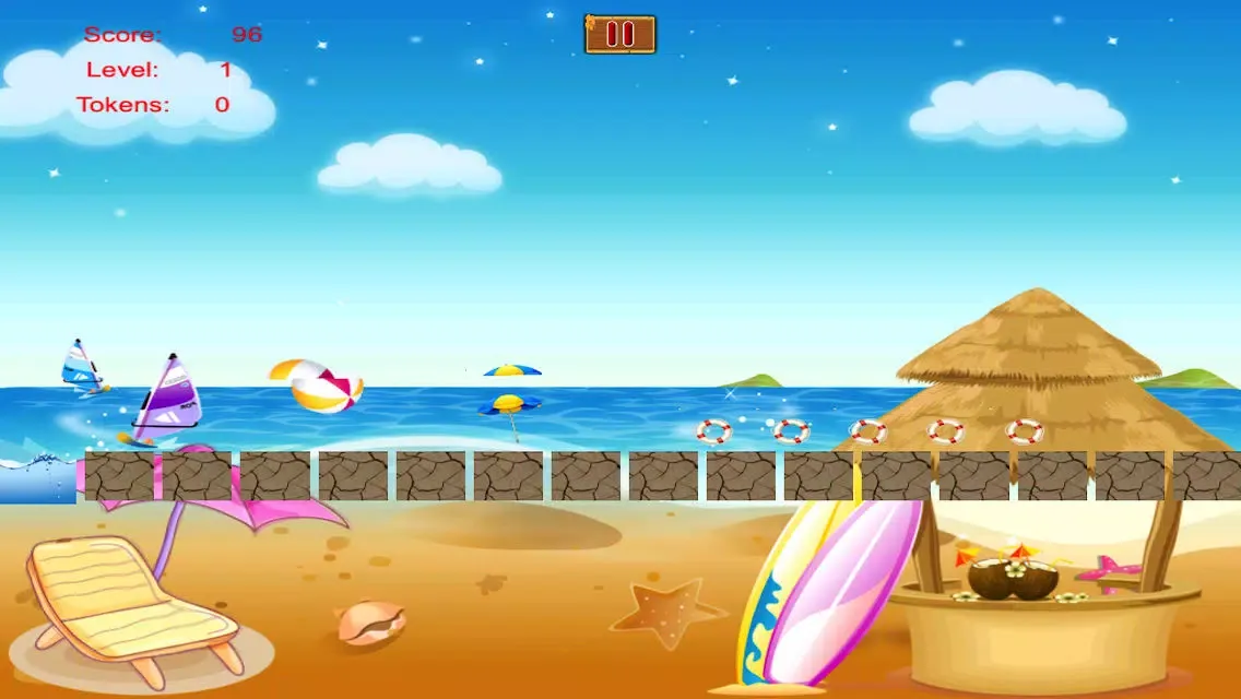 ภาพหน้าจอของ Rolling Beach Ball Survival - Skill Roll Challenge Game