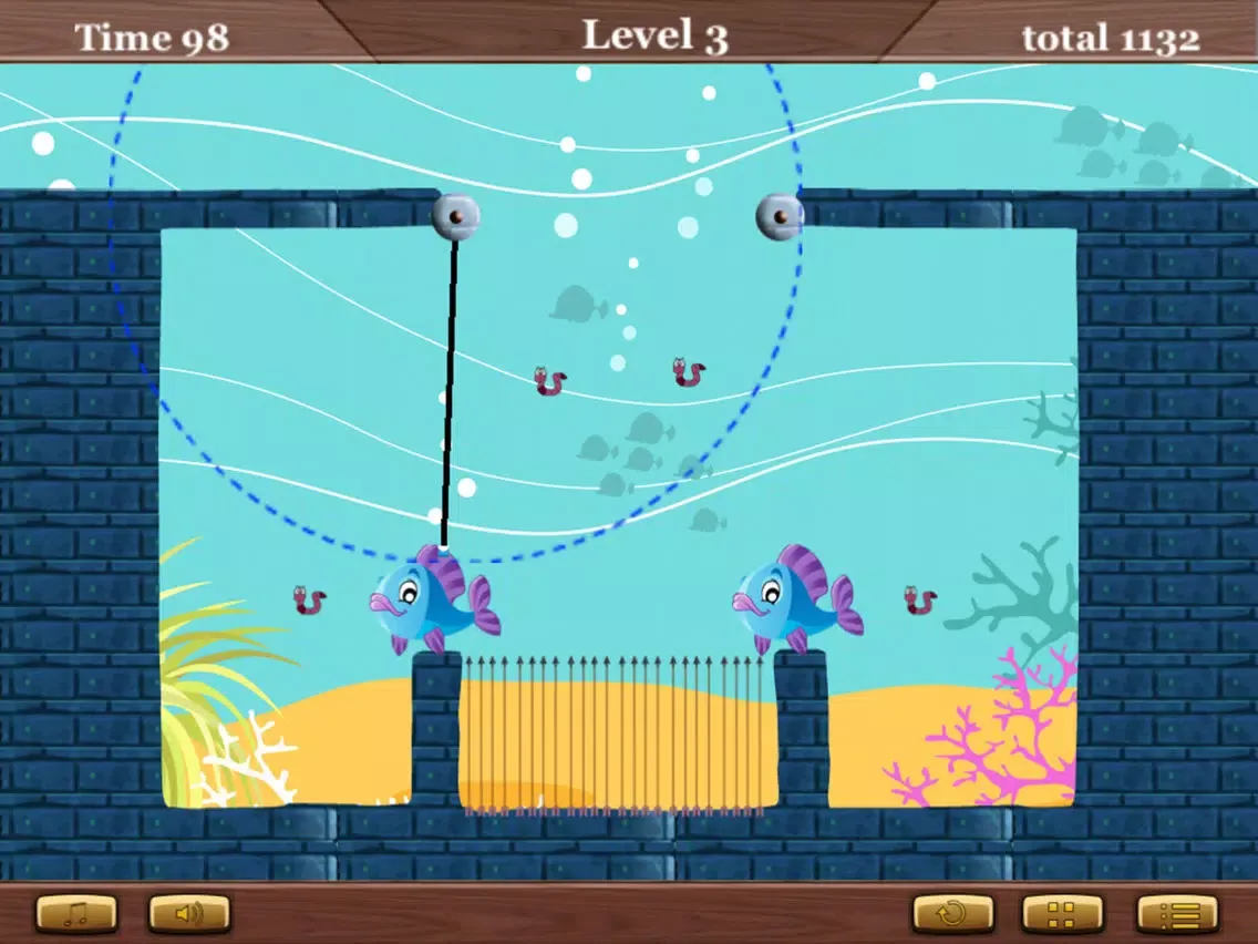 Capturas de tela do Big Falling Fish Skill Game iPad 