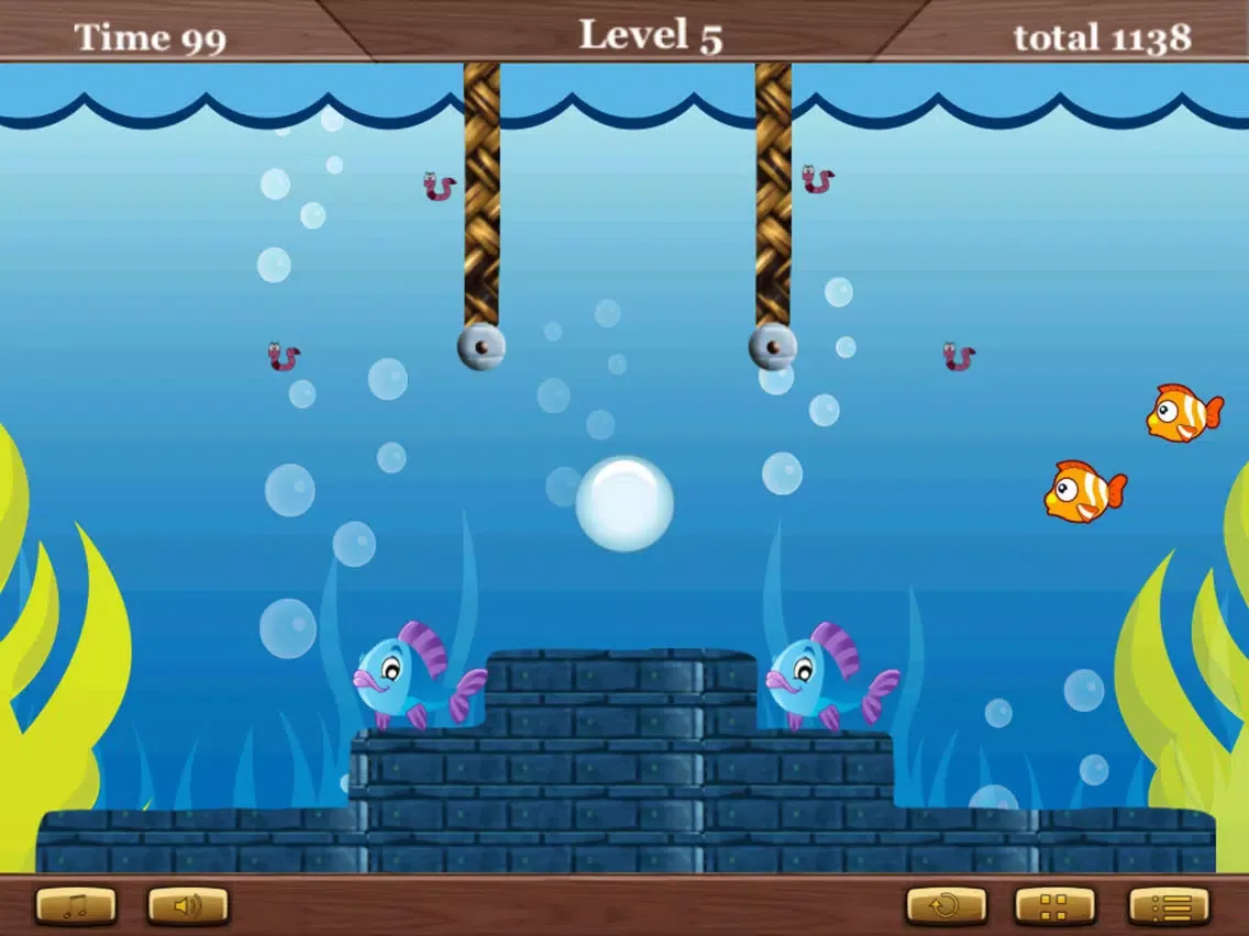 Capturas de tela do Big Falling Fish Skill Game iPad 