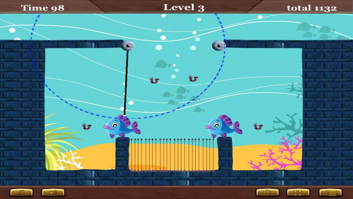 Capturas de tela do Big Falling Fish Skill Game
