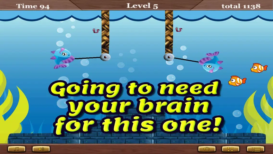 Capturas de tela do Big Falling Fish Skill Game