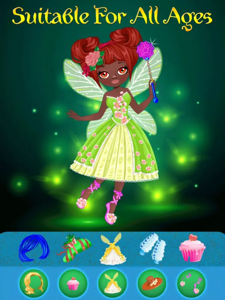 Zrzuty ekranu My Magic Little Secret Fairy Land BFF Dress Up Club Game - Free App iPad 