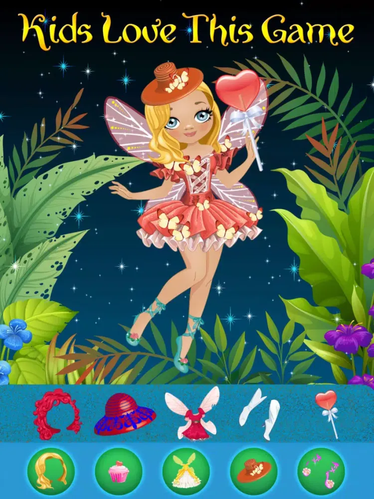 Zrzuty ekranu My Magic Little Secret Fairy Land BFF Dress Up Club Game - Free App iPad 