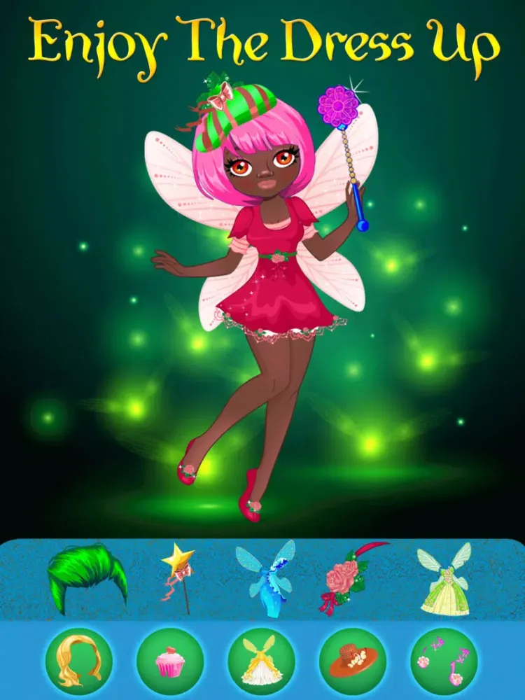 Zrzuty ekranu My Magic Little Secret Fairy Land BFF Dress Up Club Game - Free App iPad 