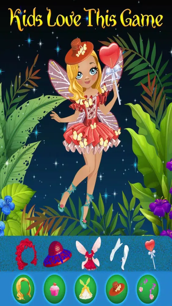Zrzuty ekranu My Magic Little Secret Fairy Land BFF Dress Up Club Game - Free App