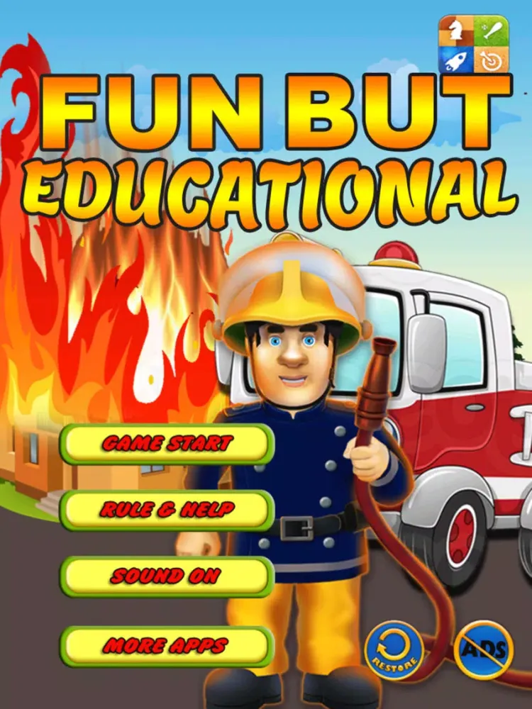 Fireman - Fire and Rescue Puzzle Game iPad  Screenshots