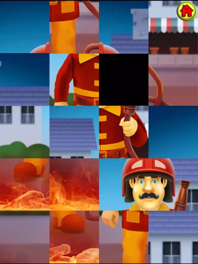 Fireman - Fire and Rescue Puzzle Game iPad  Screenshots