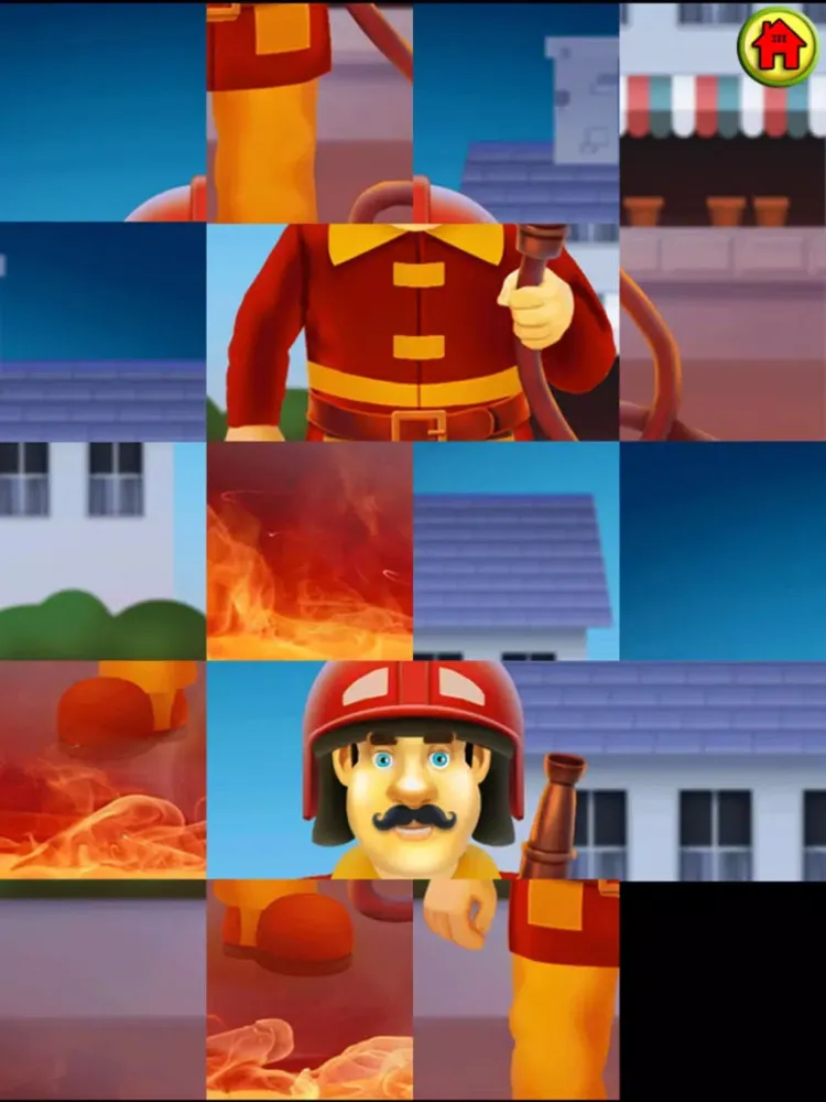 Fireman - Fire and Rescue Puzzle Game iPad  Screenshots
