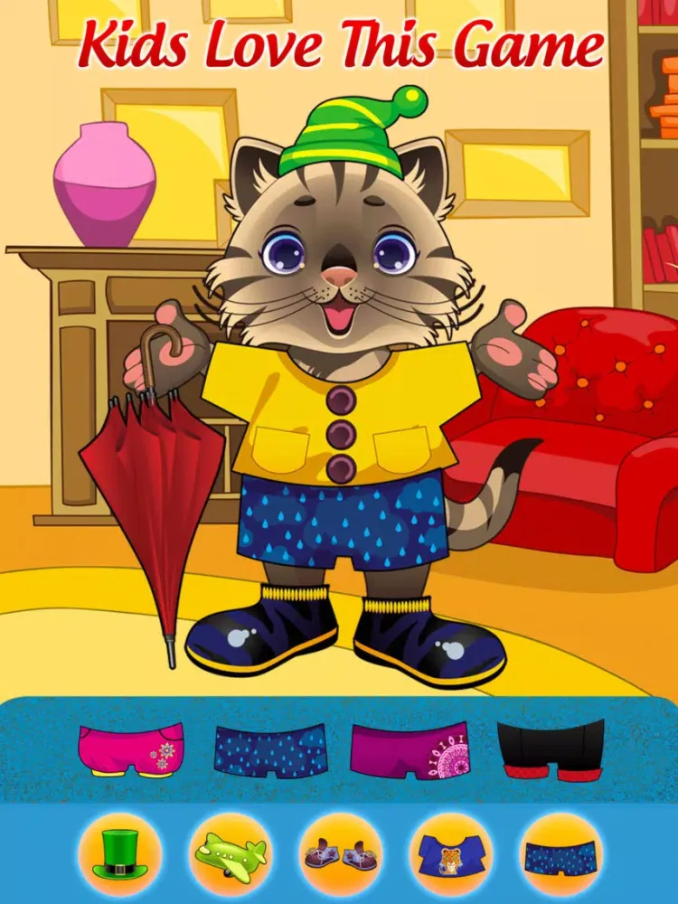 My Best Little Kitty And Puppy Dress Up Game - The Virtual World For Kids Playtime Club Edition - Free App iPad  Screenshots