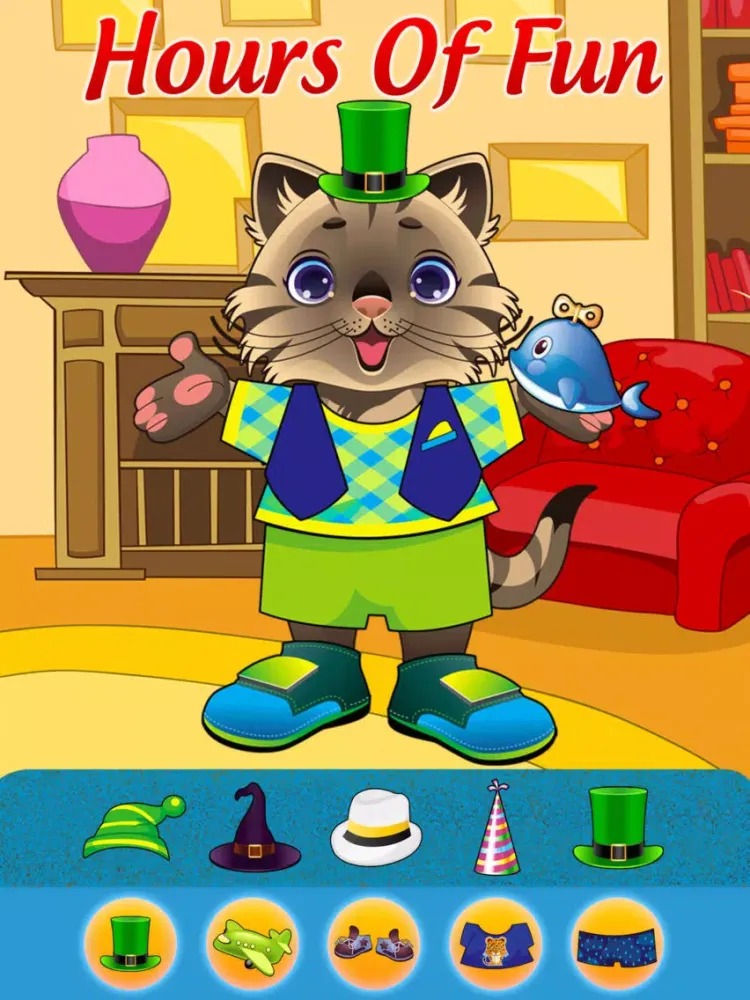My Best Little Kitty And Puppy Dress Up Game - The Virtual World For Kids Playtime Club Edition - Free App iPad  Screenshots