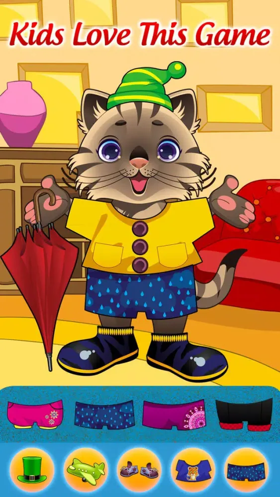 My Best Little Kitty And Puppy Dress Up Game - The Virtual World For Kids Playtime Club Edition - Free App Screenshots