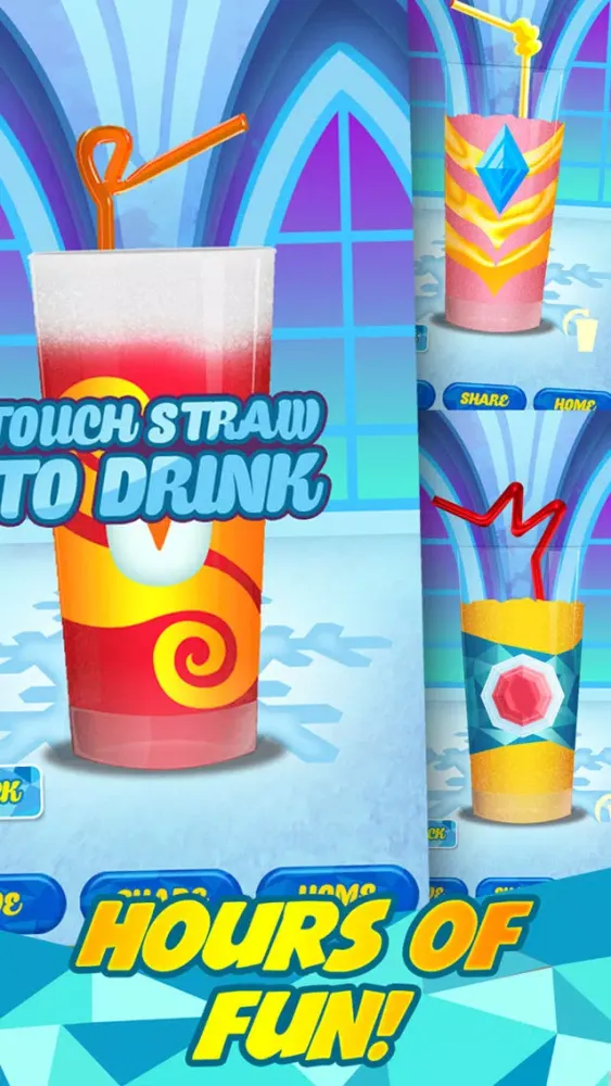 My Magic Frozen Slushie World - The Enchanted Ice Maker Game Free Screenshots