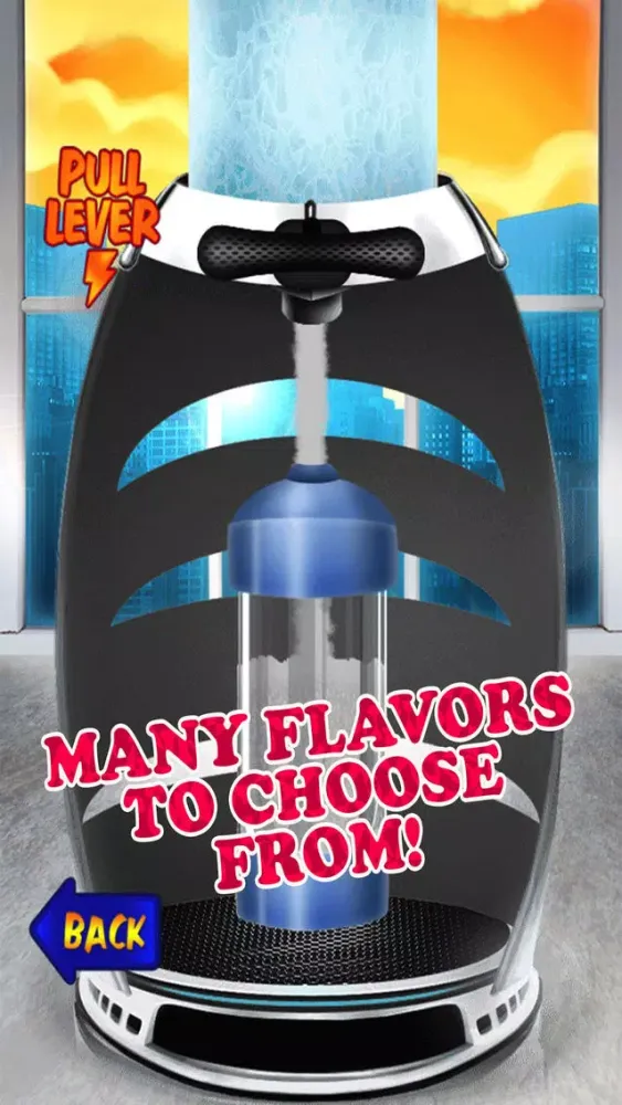 Screenshot di The Amazing Superheroes And Legends Club Frozen Slushies Maker Game Free App
