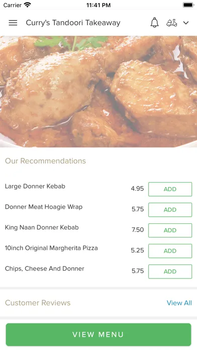 Capturas de pantalla de Currys tandoori takeaway