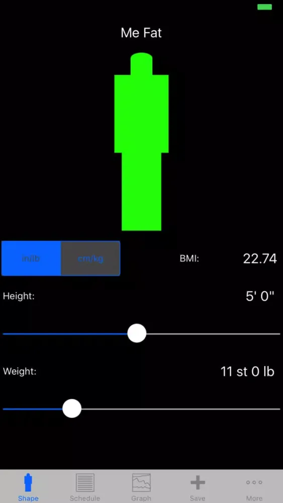 Capturas de tela do BodyWeight