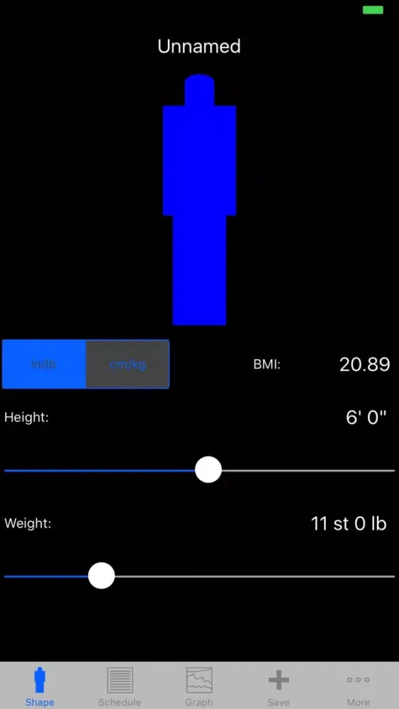 Capturas de tela do BodyWeight