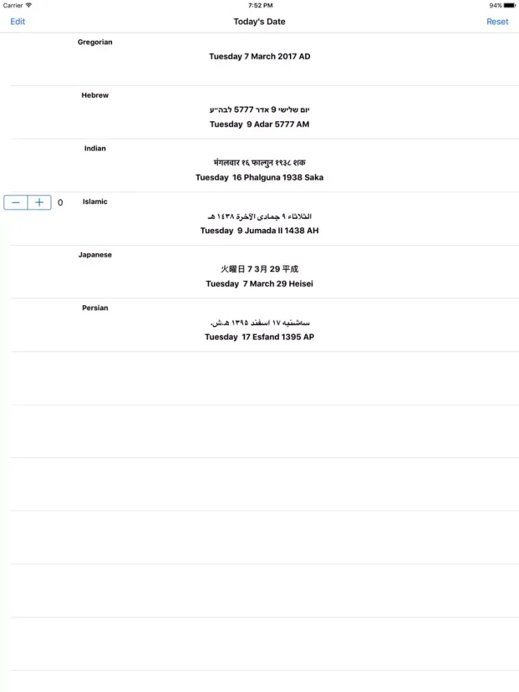 Capturas de pantalla de TheDay iPad 