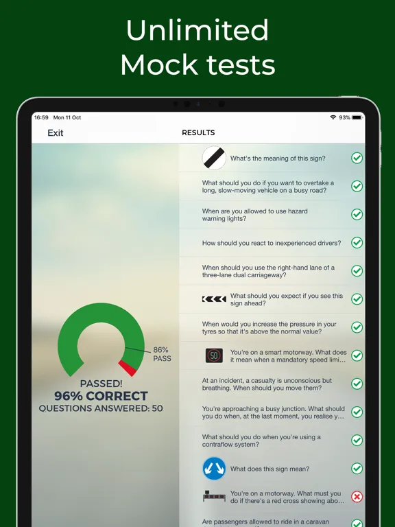 Driving Theory Test UK Kit iPad 應用截圖