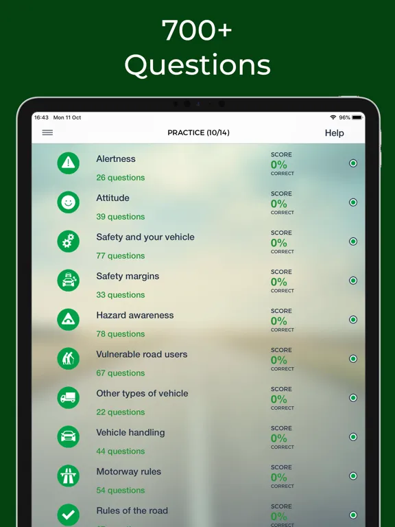 Driving Theory Test UK Kit iPad 應用截圖