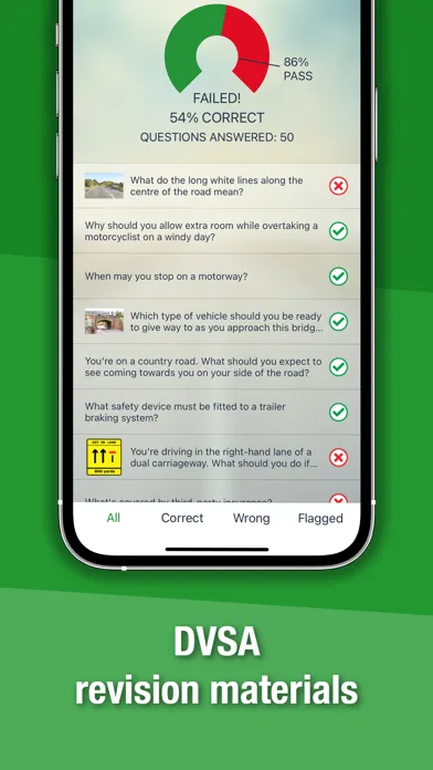 Motorcycle Theory Test UK Kit Screenshots