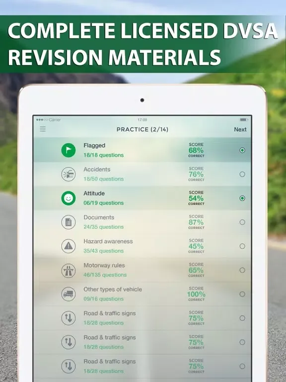 Driving Theory Test UK 2019+ iPad  Screenshots