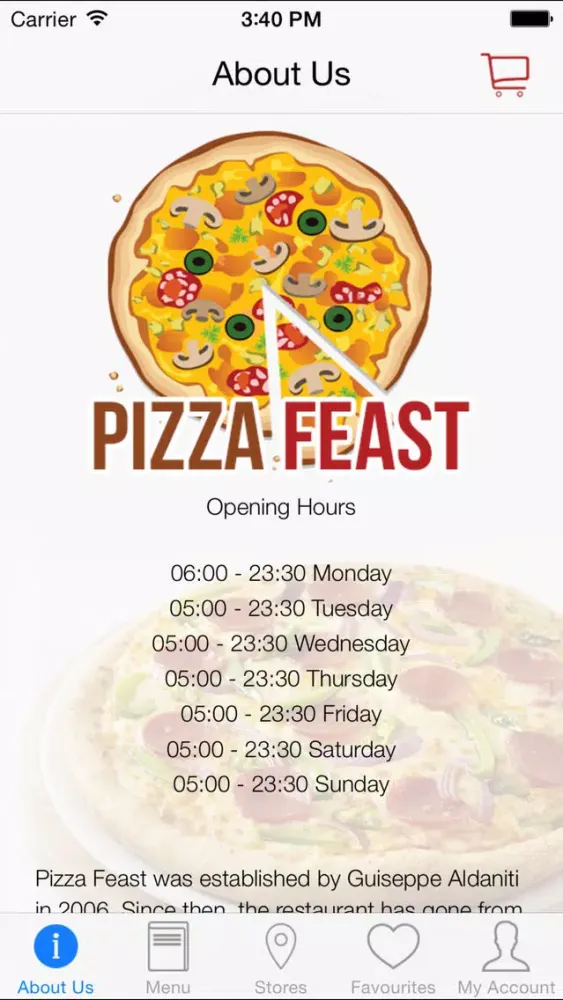 Captures d'écran de Pizza Feast UK