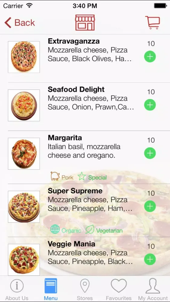 Captures d'écran de Pizza Feast UK