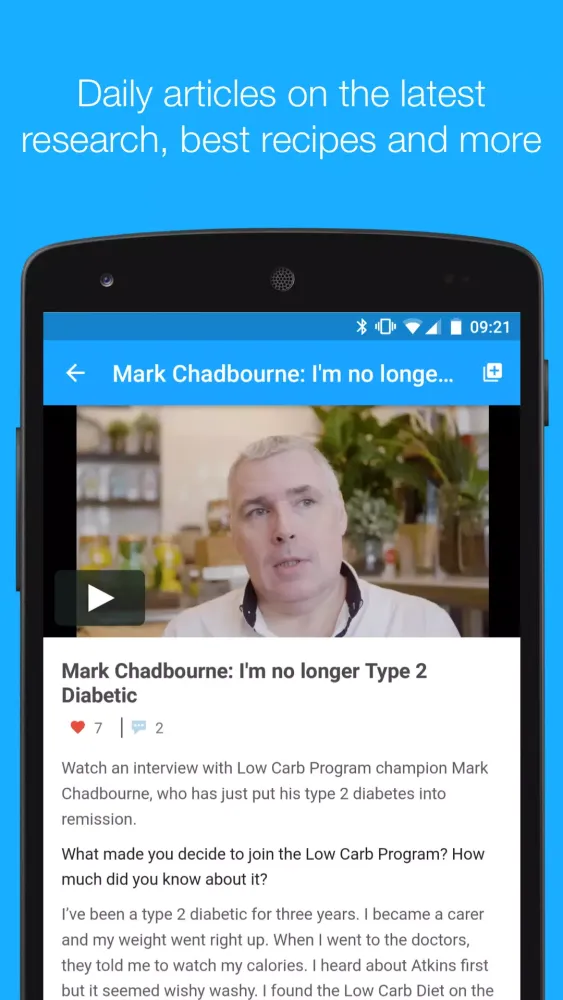 Low Carb Program Screenshots