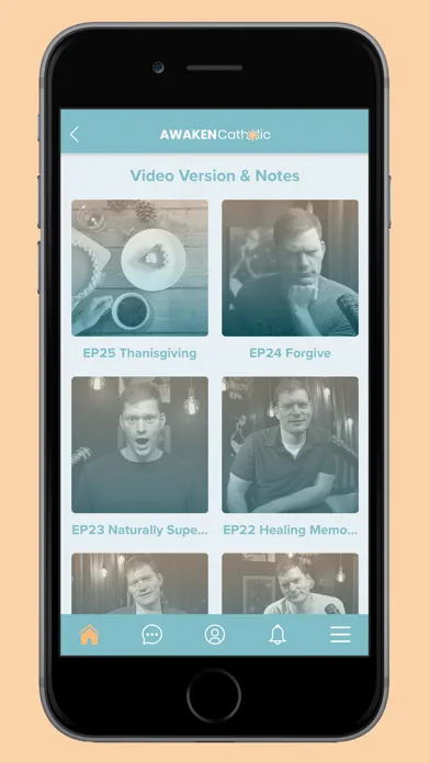 Tangkapan layar The Awaken App