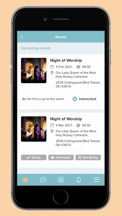 Tangkapan layar The Awaken App