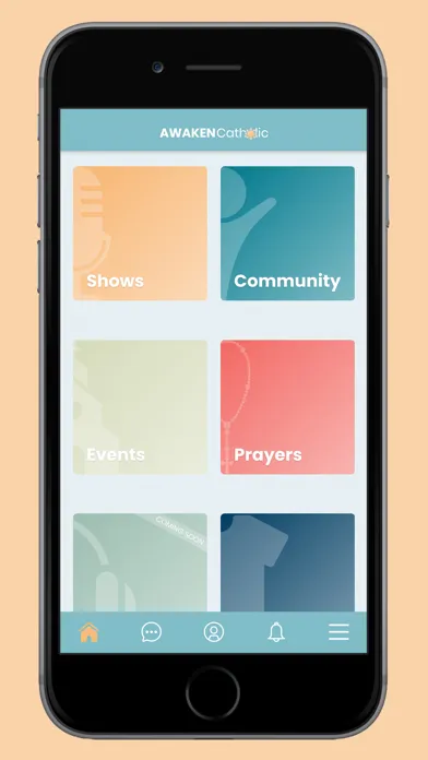 Tangkapan layar The Awaken App