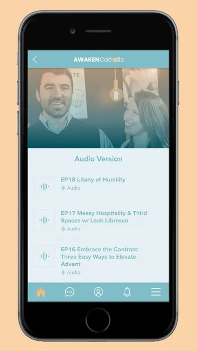 Tangkapan layar The Awaken App