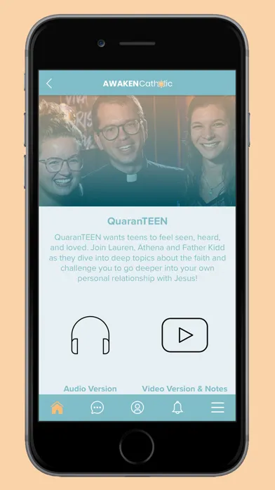 Tangkapan layar The Awaken App