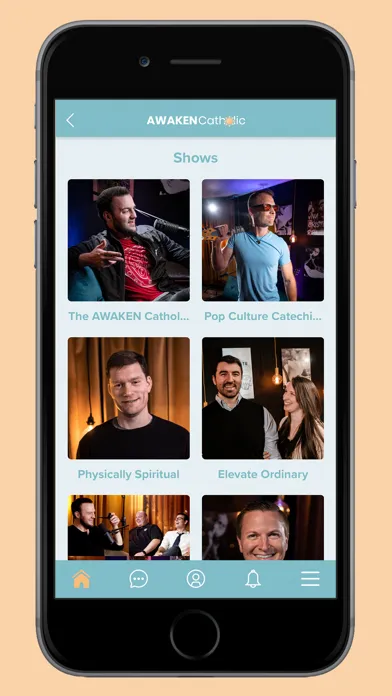 Tangkapan layar The Awaken App