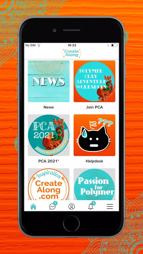 ภาพหน้าจอของ CreateAlong Community