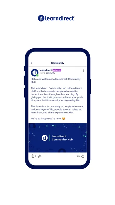 Скриншоты learndirect: Community Hub