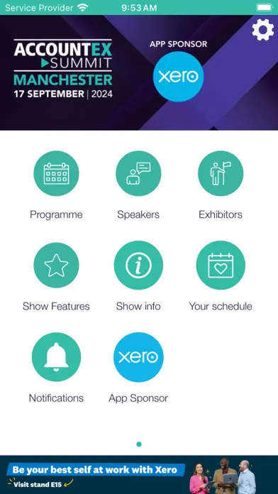 Capturas de tela do Accountex Manchester 2024