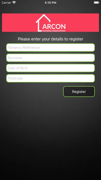 Arcon Customer App Screenshots