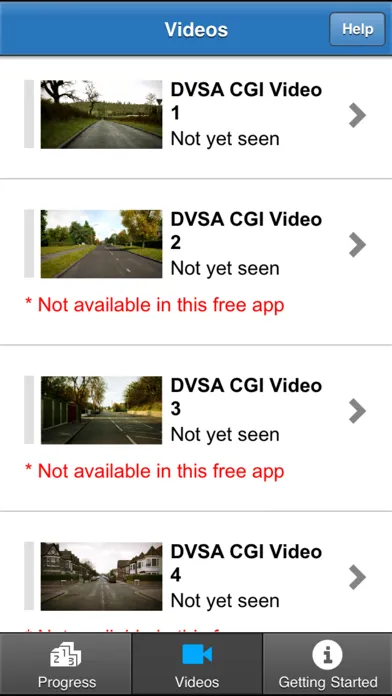 ภาพหน้าจอของ Driving Theory 4 All - Hazard Perception Videos Vol 1 for UK Driving Theory Test - Free