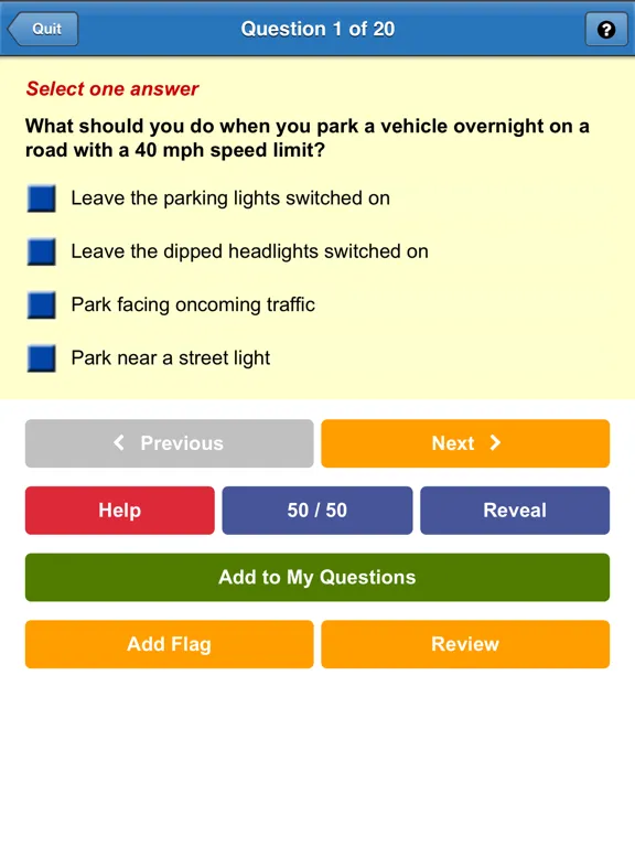 ADI Driving Theory Test 2019 iPad 应用截图