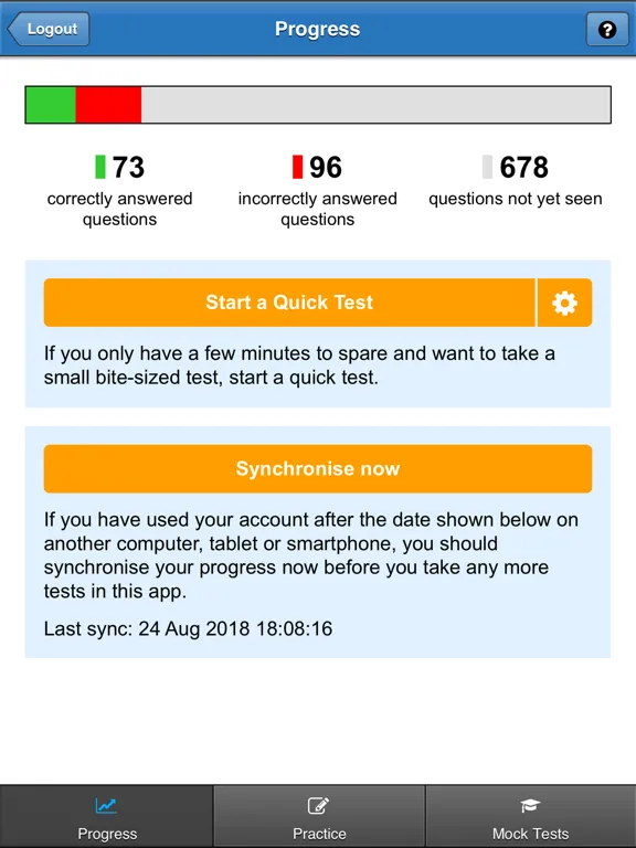 PCV Driving Theory Test 2019 iPad  Screenshots