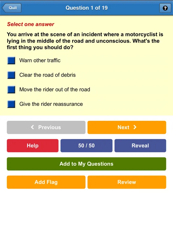 PCV Driving Theory Test 2019 iPad  Screenshots
