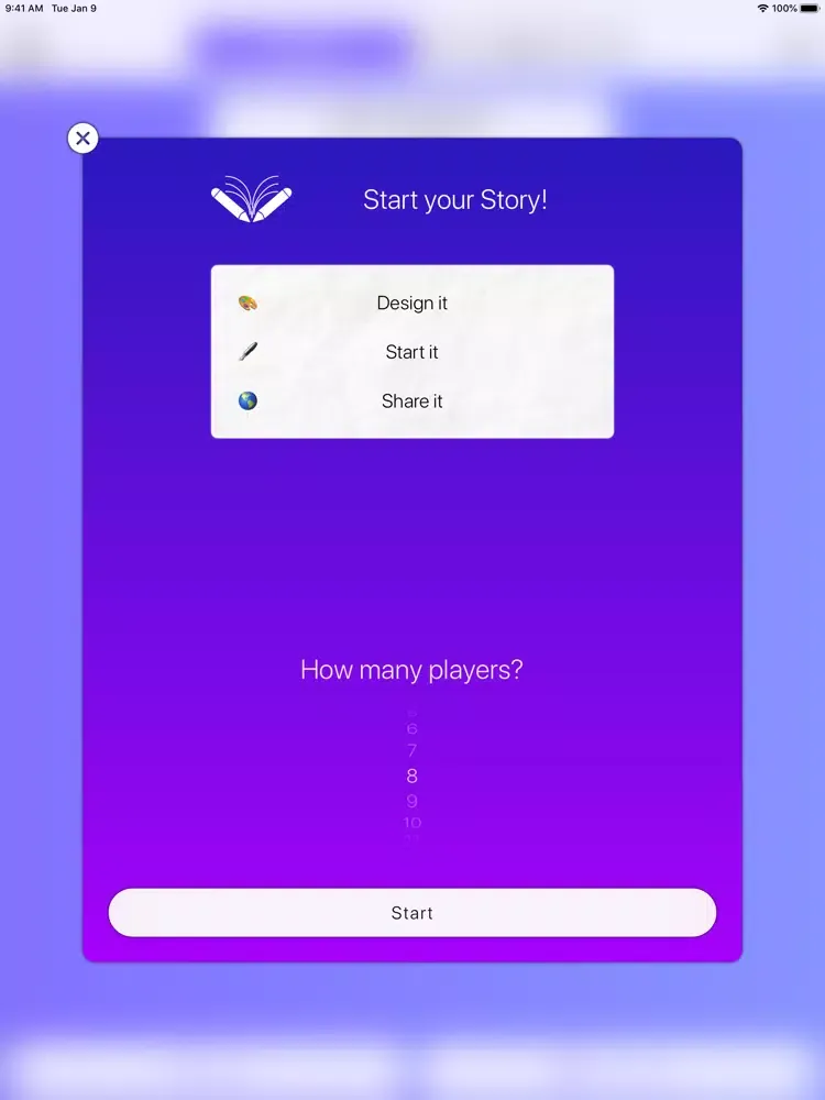 Tell Tale - Story Sharing Game iPad  স্ক্রিনশট