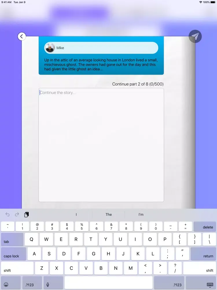 Tell Tale - Story Sharing Game iPad  স্ক্রিনশট