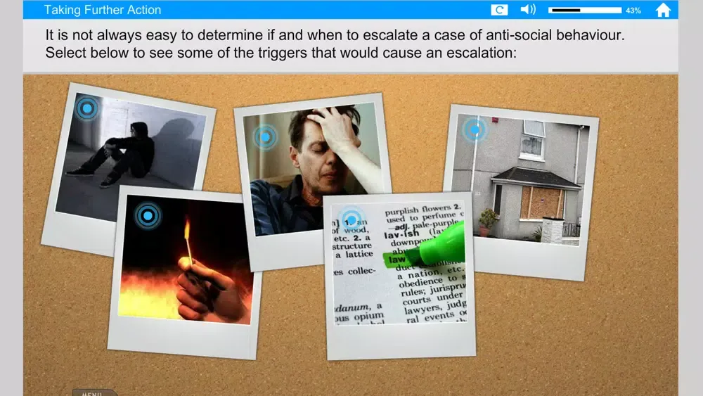 ภาพหน้าจอของ Anti Social Behaviour for Community Safety Officers