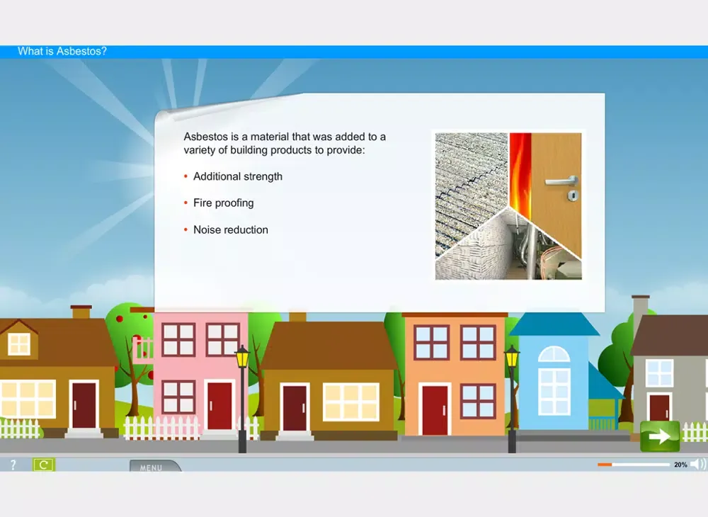 Capturas de tela do Asbestos Awareness for Neighbourhood Officers iPad 