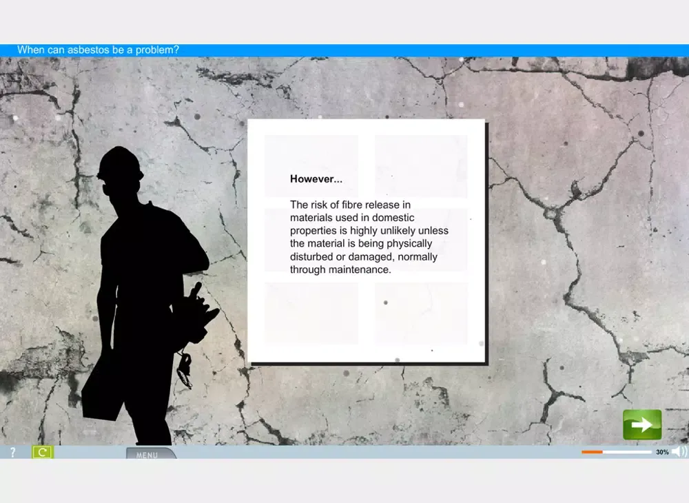 Capturas de tela do Asbestos Awareness for Neighbourhood Officers iPad 