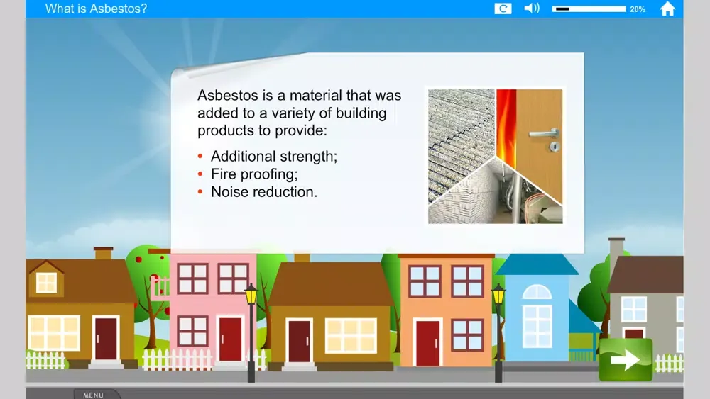 Capturas de tela do Asbestos Awareness for Neighbourhood Officers