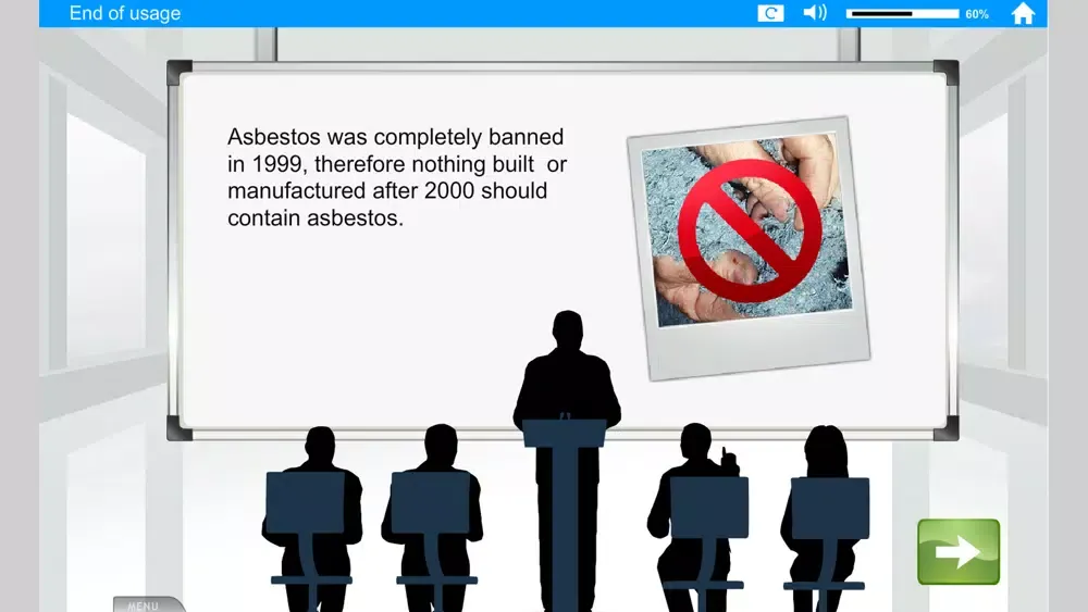 Capturas de tela do Asbestos Awareness for Neighbourhood Officers